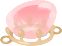宝石を載せたアクセサリー台座の画像