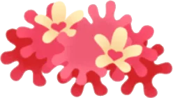 ラボに咲いた小さな花の画像