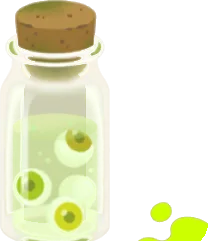 謎の目玉保存瓶の画像