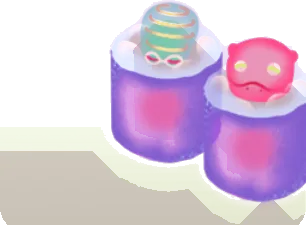 ネオンカラー巻き寿司の画像