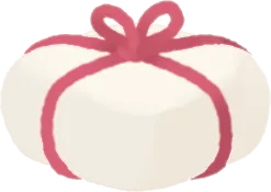 薬の材料を梱包した小包の画像