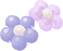 ビーズで作ったお花の画像