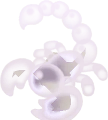 ガラスのサソリオブジェの画像