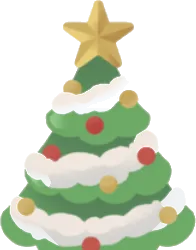 クリスマスツリーの置き物の画像