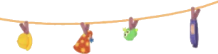 リヴリーアクセが干されたロープの画像