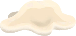 溶けた蝋の跡の画像