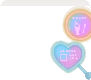 カフェのモニターの画像