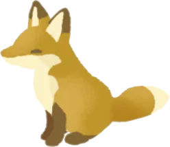 キツネのミニチュアの画像