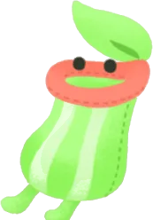 ウツボカズラのぬいぐるみの画像