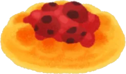 テントウムシジャムのパンの画像
