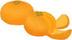 剥かれたみかんの画像