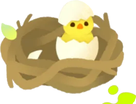 ひよこの巣の画像