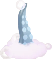 巨大ダコの腕のおもちゃの画像