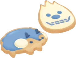 リヴリー型のアイシングクッキーの画像