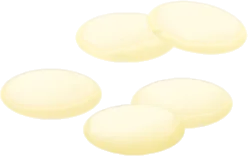 散らばったホワイトチョコチップの画像