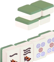 麻雀牌・対局中の画像