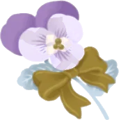 不思議な紫色の花の画像
