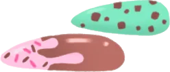 チョコネイルチップの画像