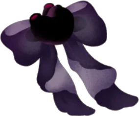 ハートを象ったリボンの画像