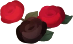 観客席から投げられた薔薇の画像