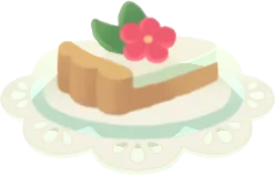 小さな赤いお花のタルトの画像