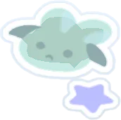 ツノリムルと星のシールの画像