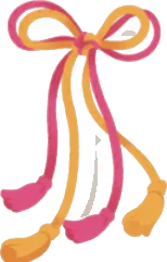 結ばれた組紐の画像