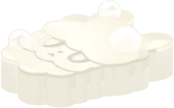 ワタメの固形石鹸の画像