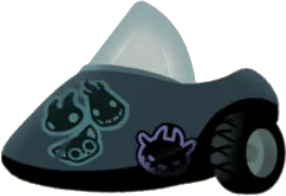 黒いサイドカーの画像