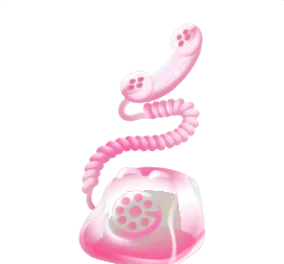 透明の電話の画像