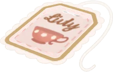 ティーバッグのタグの画像