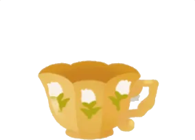 ミニチュアのティーカップの画像