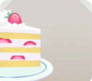 野苺のショートケーキの画像