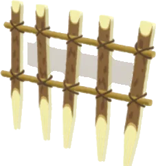 菓子切りの柵の画像