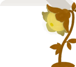 オレンジモチーフのスタンドライトの画像