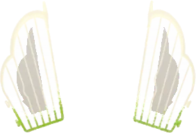 白いアイアンフェンスの画像