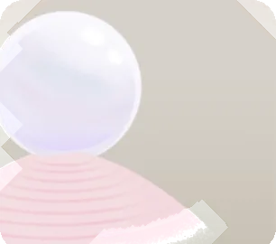 白い石球の画像