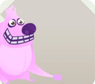 優しいピンク色のオーガぬいくるみの画像