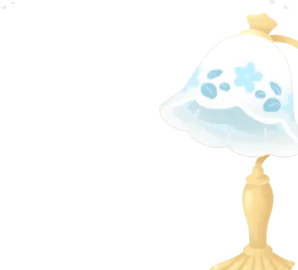 乳白ガラスのテーブルランプの画像