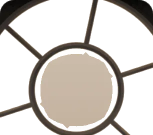 外の世界を縁取る窓の画像