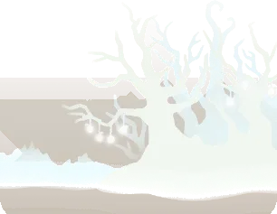 幽遠の白い木々の画像