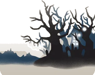 幽遠の黒い影の画像