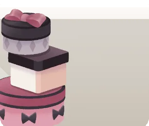 積まれたプレゼントボックスの画像