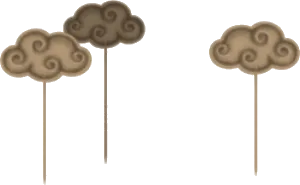 小道具用の雲の画像