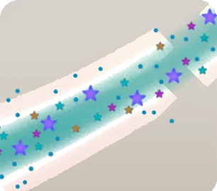 流れる星の川の画像