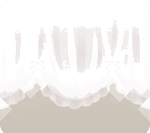 白いカフェカーテンの画像