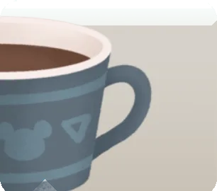 一息つけるコーヒーカップの画像