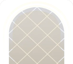 白い格子の窓の画像