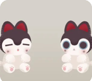 バンとケンのぬいぐるみの画像