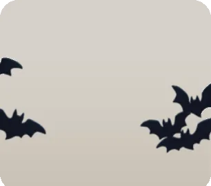 闇に紛れるコウモリの画像